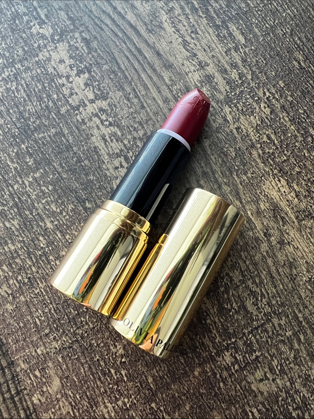 Deep Rose Lipstick - Vintage Red, velveteen color